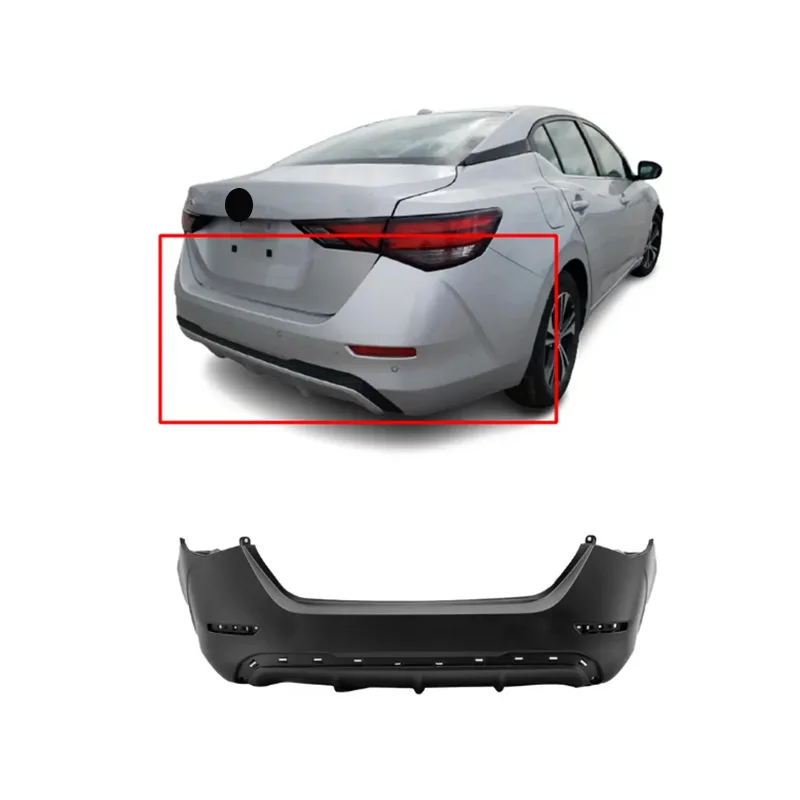 Car Body Kit Rear Bumper Cover For 2020 2021 2022 2023 Nissan Sentra SYLPHY