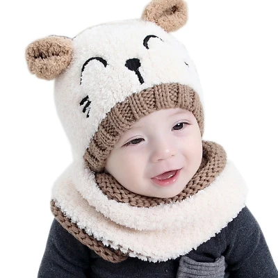 Custom Cute Lovely Children Fur Pom Pom Caps Girls Boys Warm Baby Scarf Hat Buy Baby Caps And Hats Baby Knit Hat Baby Boy Winter Hat Product On Alibaba Com
