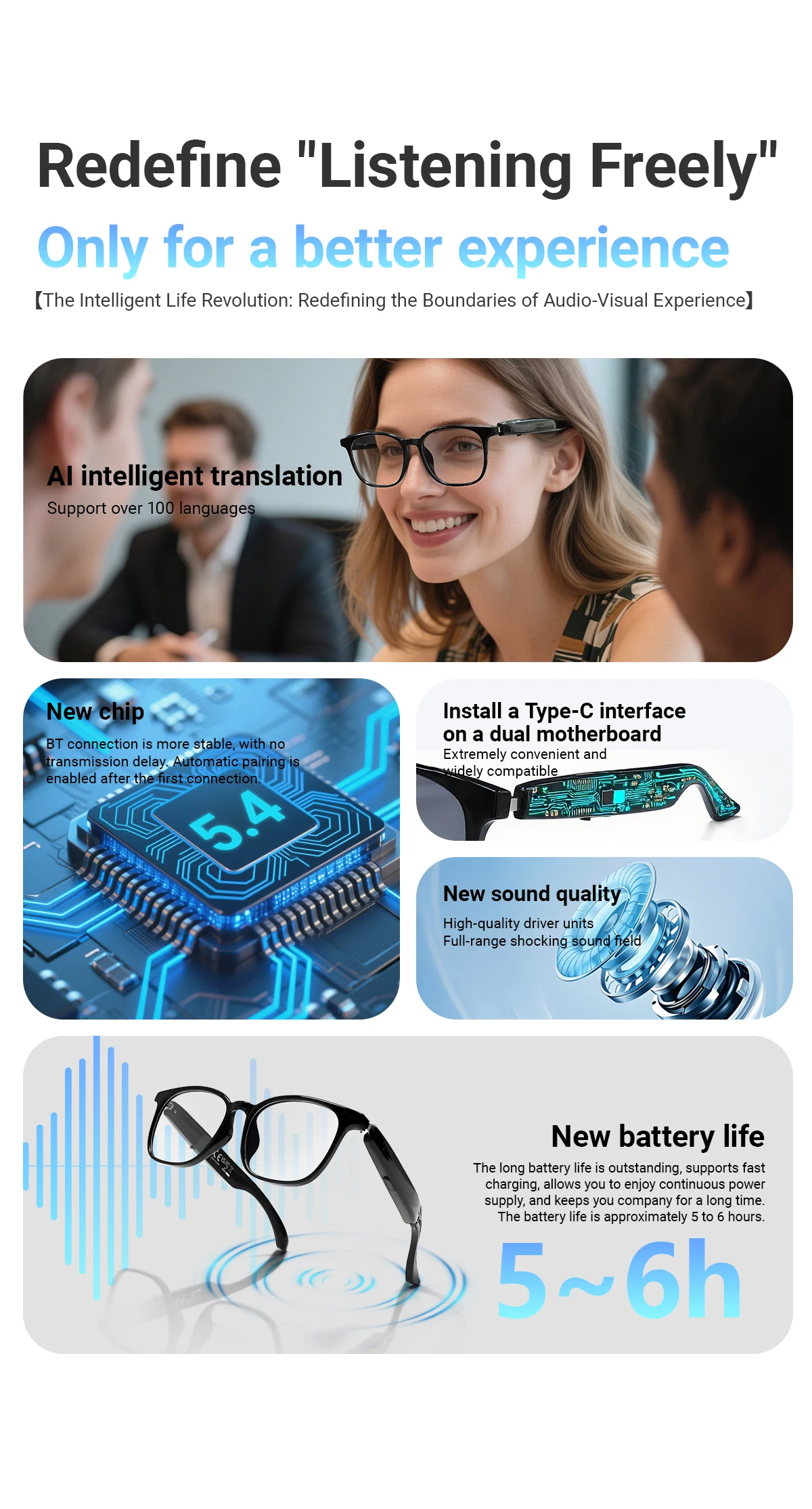 If you are searching for a supplier of a product with perfect quality control and highly competitive prices, which gives you an advantage in expanding your local market, then contact us now!  Competitive suppliers of  2025 Sanvnet F19 Outdoor BT Speaker Smart Glasses Audio Sunglasses Wireless Music Headset AI Translation Smart Glasses