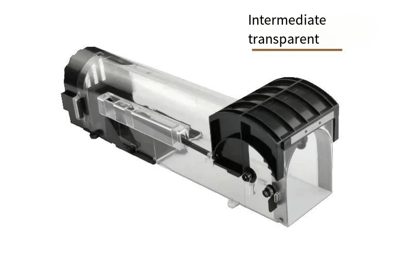 Foot mounted safety environmental protection and non-toxic live plastic mousetrap manufacture