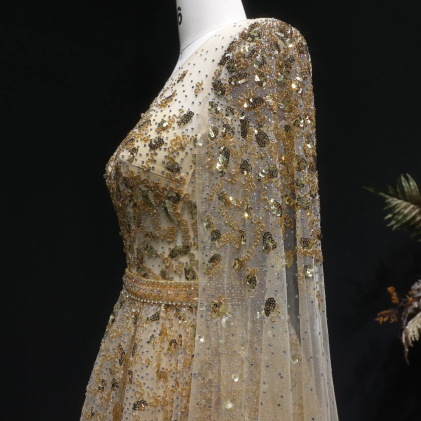 Sharon Said SS268 Luxury Gold Evening Dress with Cape Sleeve Dubai Crystal Silver Formal Dresses Women Wedding Party| Alibaba.com Sharon Said SS268 Luxury Gold Evening Dress with Cape Sleeve Dubai Crystal Silver Formal Dresses Women Wedding Party| Alibaba.com