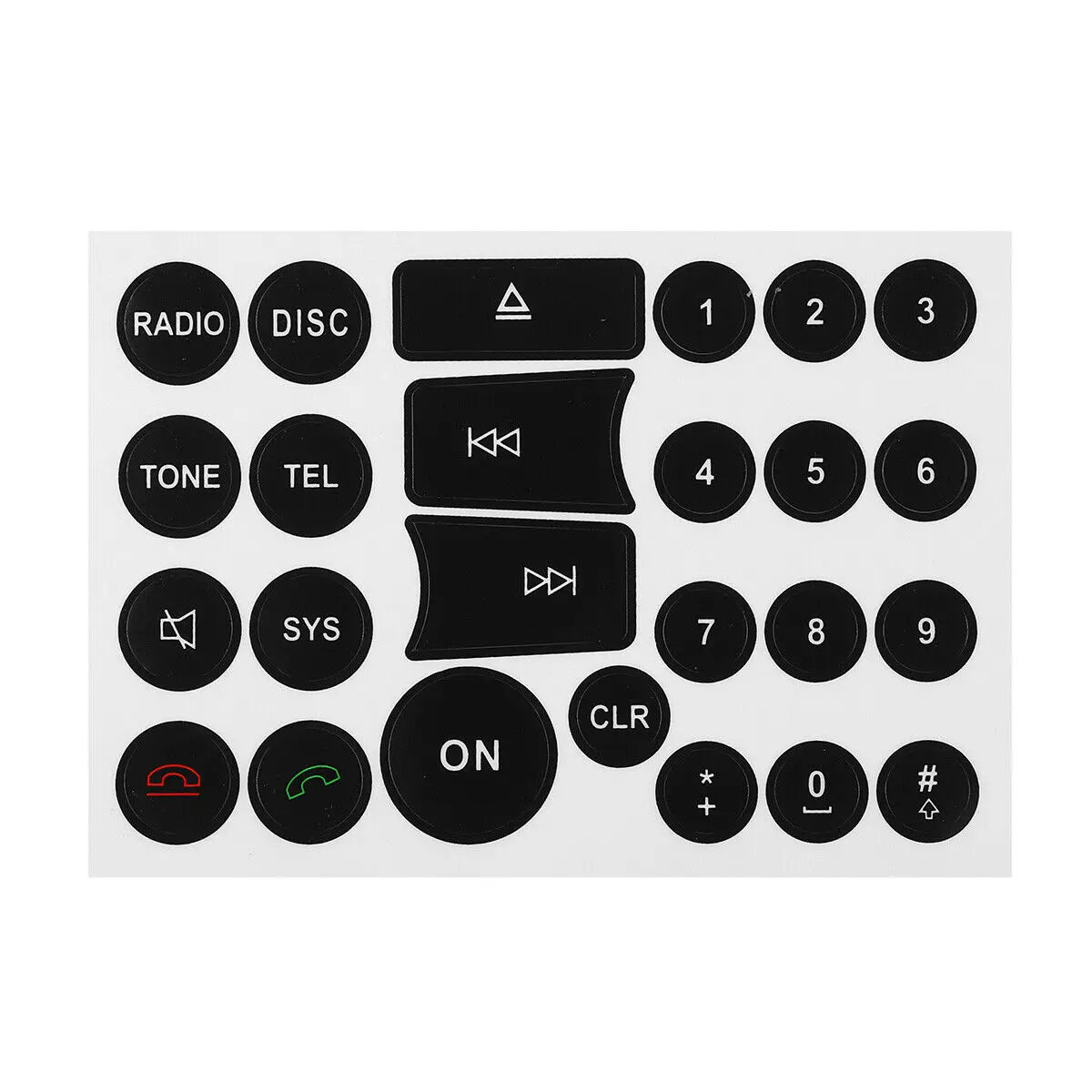 For Mercedes Benz GLK Class X204 C E Class CLS C218 W172 W204 Car Steering Wheel Door Lock Window AC Switch Button Sticker