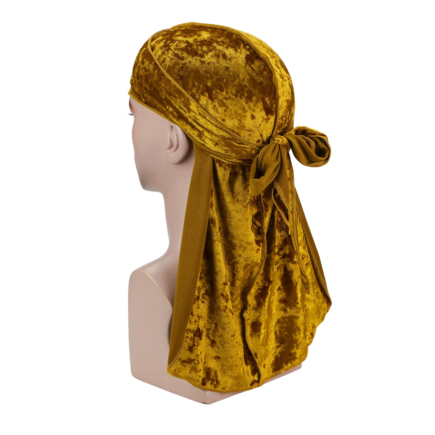 1pc Men's Velvet Durag Pirate Hat