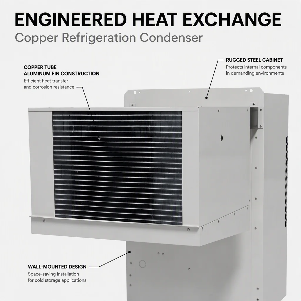 Wall-mounted Cold Storage Unit, TECUMSEH, Monoblock, Copper - detail 10