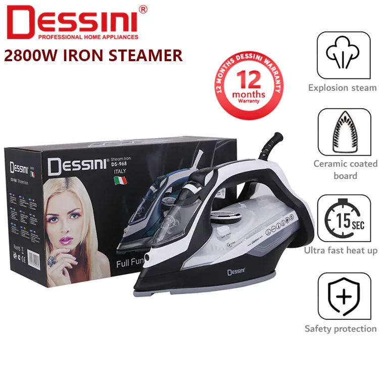 DESSINI Multifunctional Stand Automatic Laundry Home Steam Press Travel Pressing Machine Wholesales Electric Steam Iron