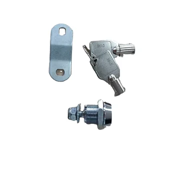 Best selling tubular 2 iron keys round head 7 pins tumbler mechanism cylinder door cam locks