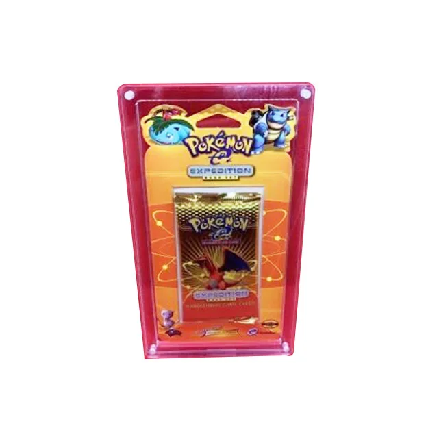 Acrylic Magnetic Protective Display Pokemon Booster Blister Pack Case