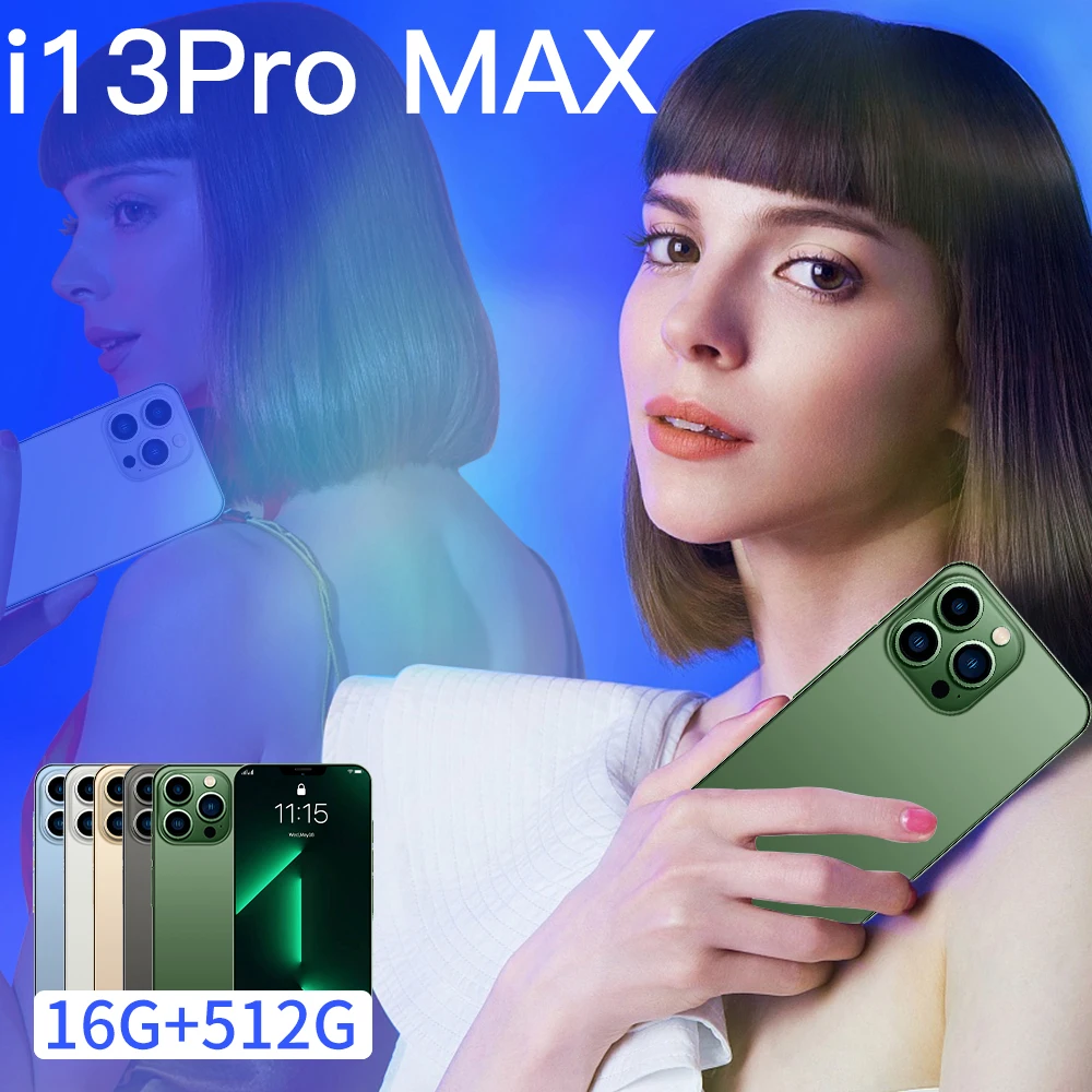 Cheapest Mobile i13promax Unlocked Phones Dual Sim Card Online Shopping USA Canada Android11 i13 promax