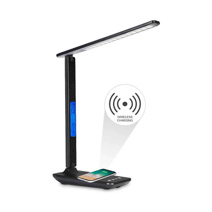 Luxury  ABS Office LED Desk Lamp with LCD Screen Display
