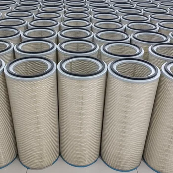 Industrial Filter Paper Powder Coating air Cartridge Filter Custom325*215*1000 Gas Turbine Air Intake Filter for Dust Collection