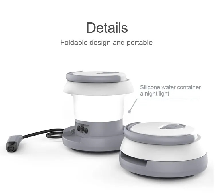 Collapsible Water Tank Sprayer with Flash Light Portable Bidet Traveller Mini Toilet Bidet factory