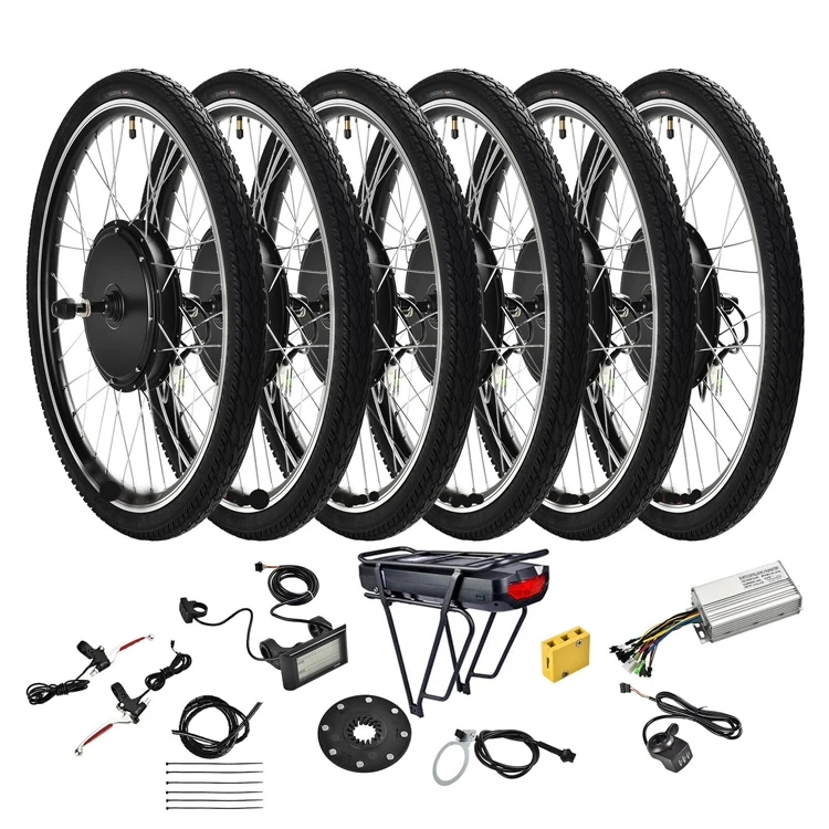 voilamart electric bicycle wheel kit Amazon.com : 26" 100mm Front Wheel 48V 1000W E-Bike Conversion Kit, Cycling Hub Motor with Intelligent Controller and PAS System for Road Bike(Without Battery) : Sports & Ebike Voilamart 1000w Bike Hub
