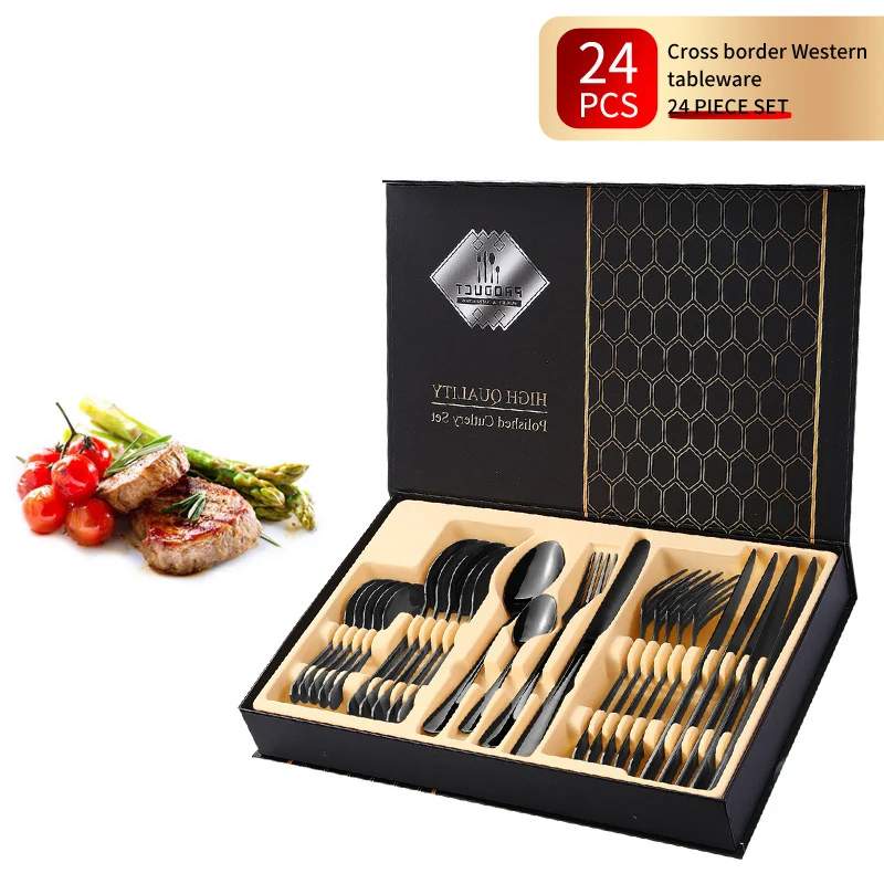 Stainless Steel Spoons And Cuttery Gold Flatware Set Baby Cutlery Set
