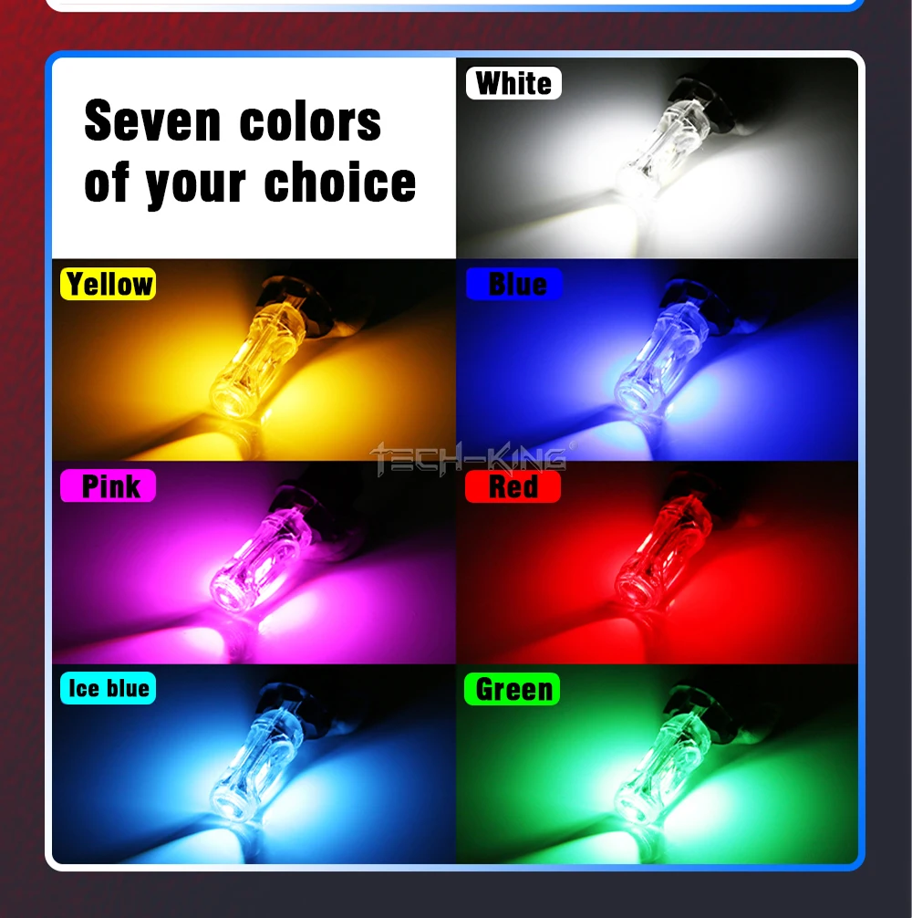 Car Led Lamp High Brightness Width Light Bulb 194 W5W Canbus 5Smd 3030 T10 Lens 12V Light Bulb