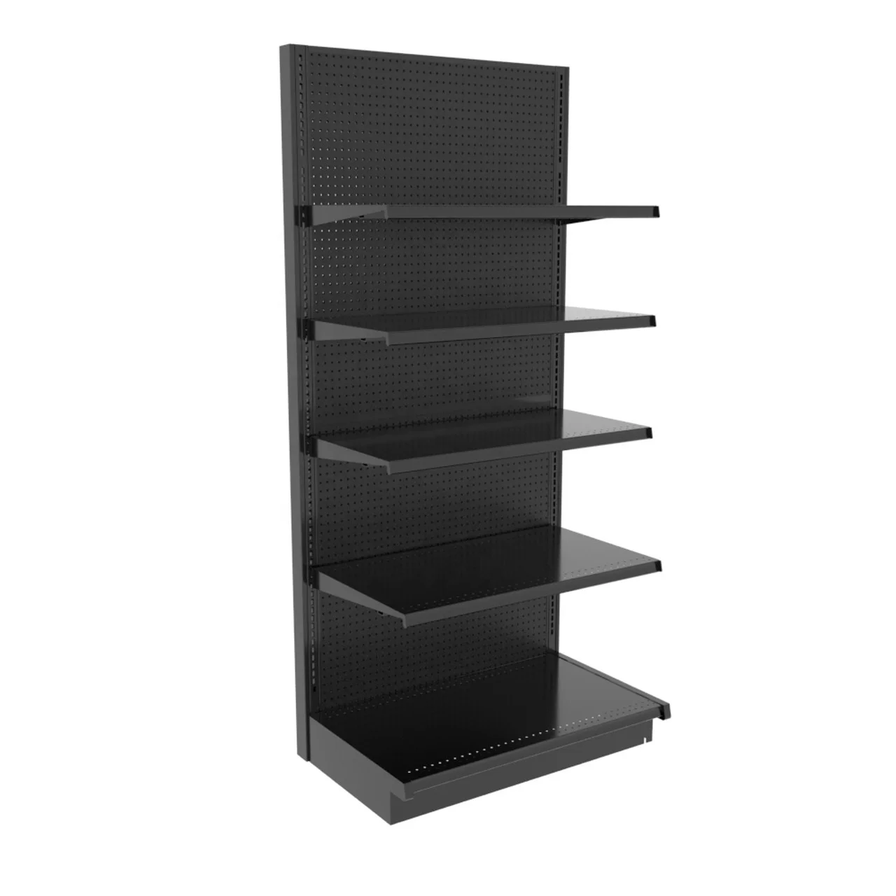 Best Price American Style Gondola Shelving Wall Display With 15 Shelves