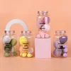 Fat bottle 7-piece set/gold cap printing - pink color