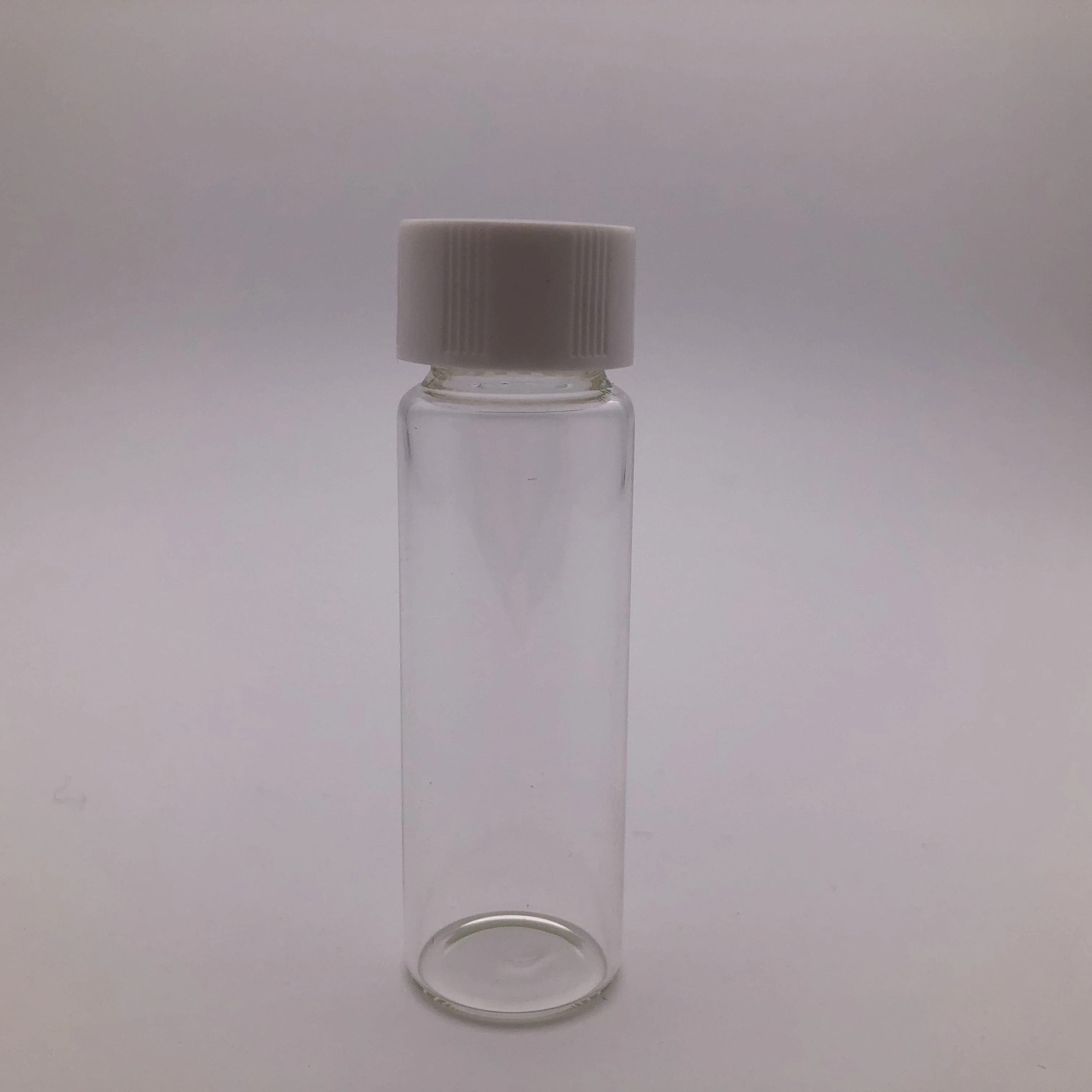 Round Empty Screw Top Mini Glass Vials 15ml Refillable OEM ODM