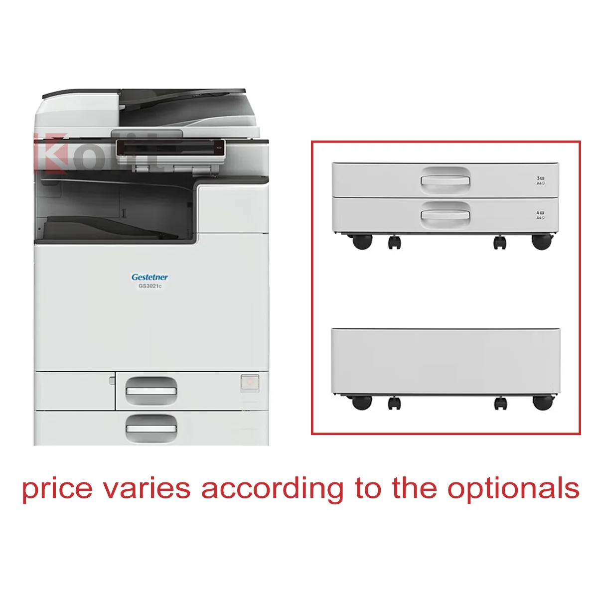 Bottom Price New Color  Printer Scanner Machine MFP Photocopier Machine GS3021C MC2001 Copier for Gestetner  Photocopier RICOH