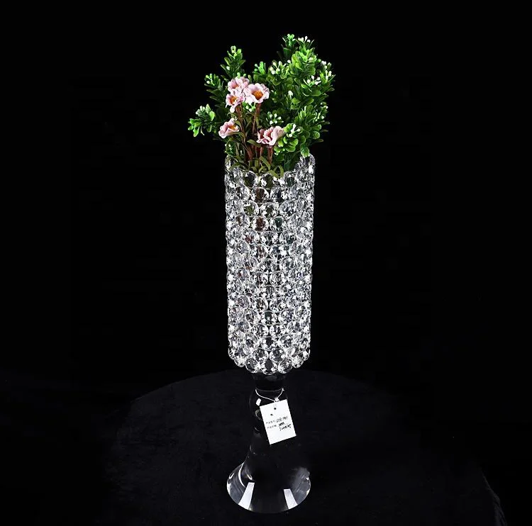 product cheap wholesale transparent home desktop decorations luxurious and elegant crystal glass vases-4