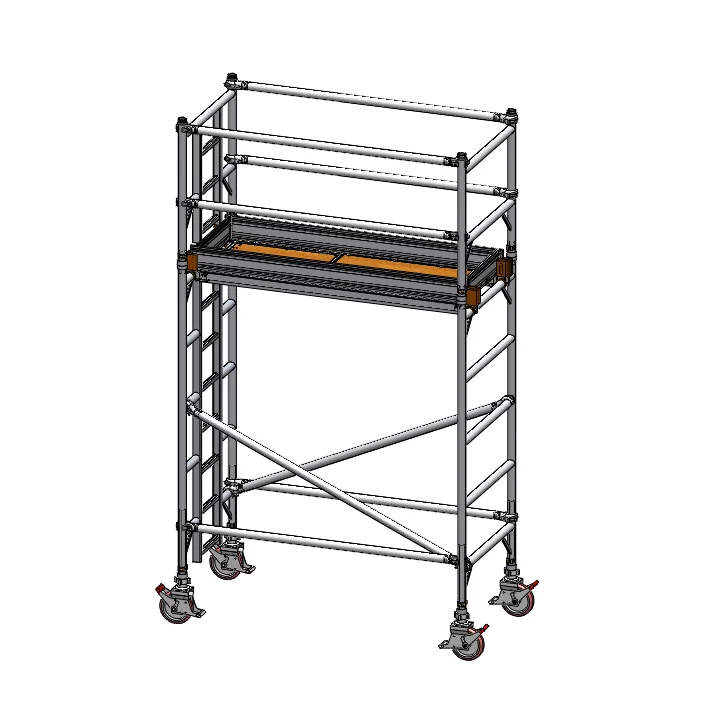 Factory Price 4m Working Height Mobile Aluminium Scaffold Scaffolding System