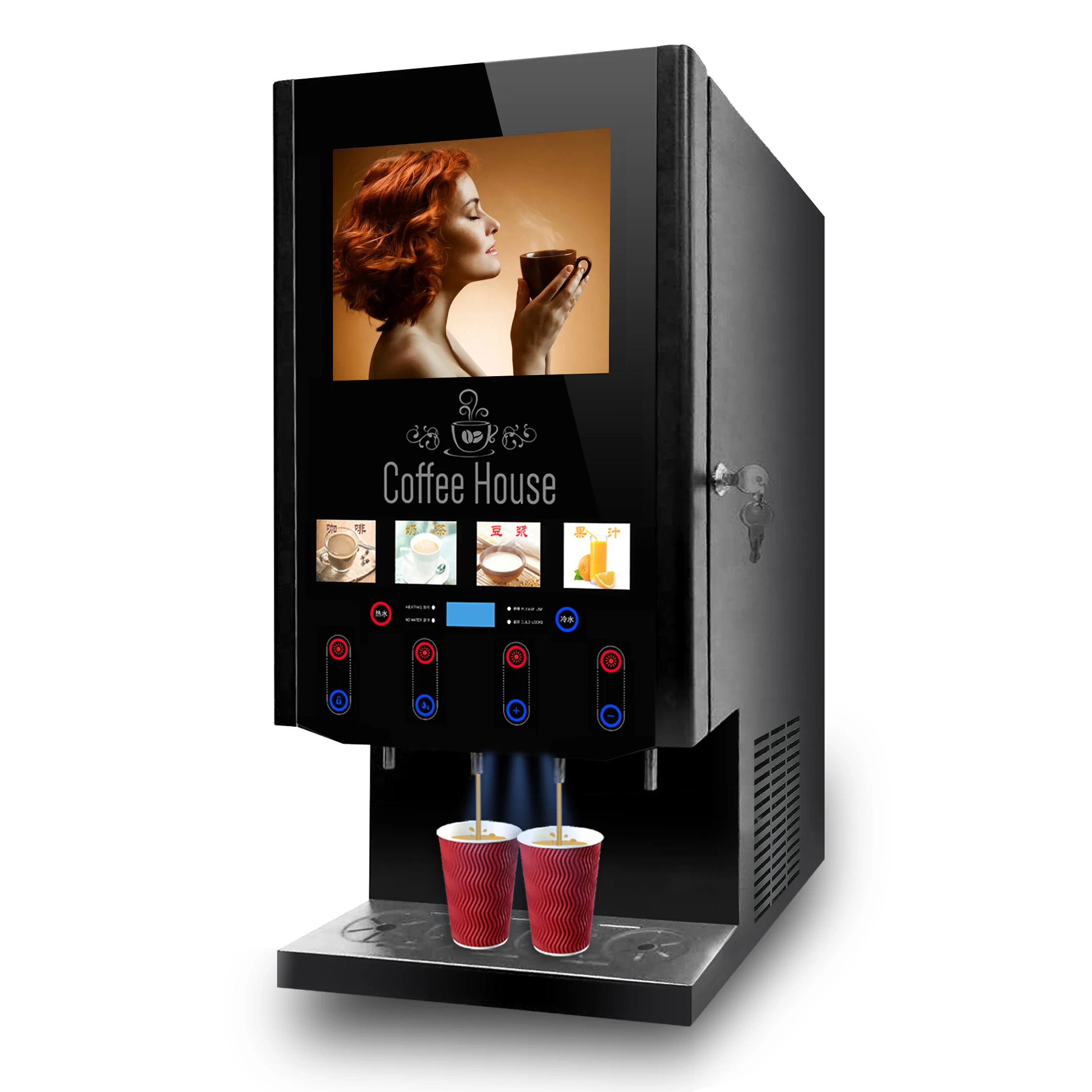 ちぃコーヒー×10 コーヒーディスペンサー40SCW-10Lインスタントコーヒーマシン