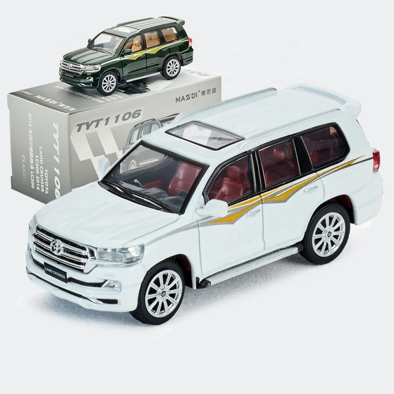 MASDI 1:64 Honda Odyssey White Blue Sliver Diecast Model Car