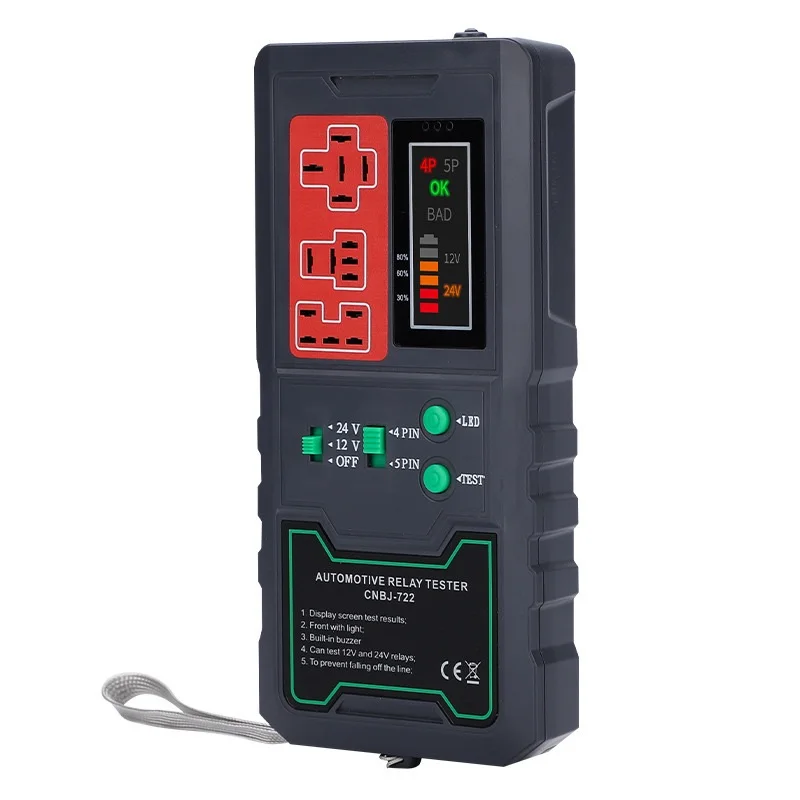 thumbnail image 2 of Universal 12V Car Relay Tester - Automotive Electronic Relay Tester With LED Indicator, US 2 of 4