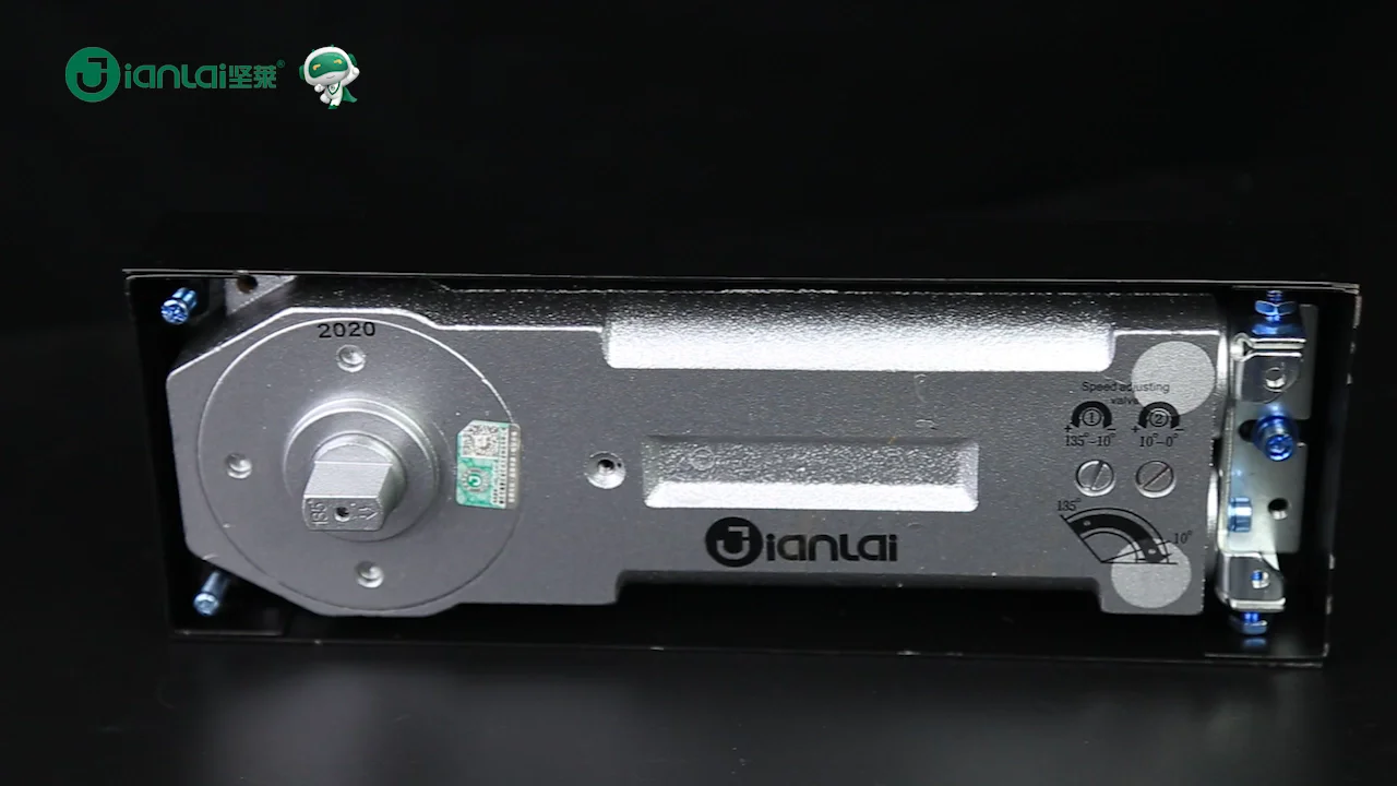 Adjustable Two Speeds Single Cylinder Glass Door Hinge Floor Spring