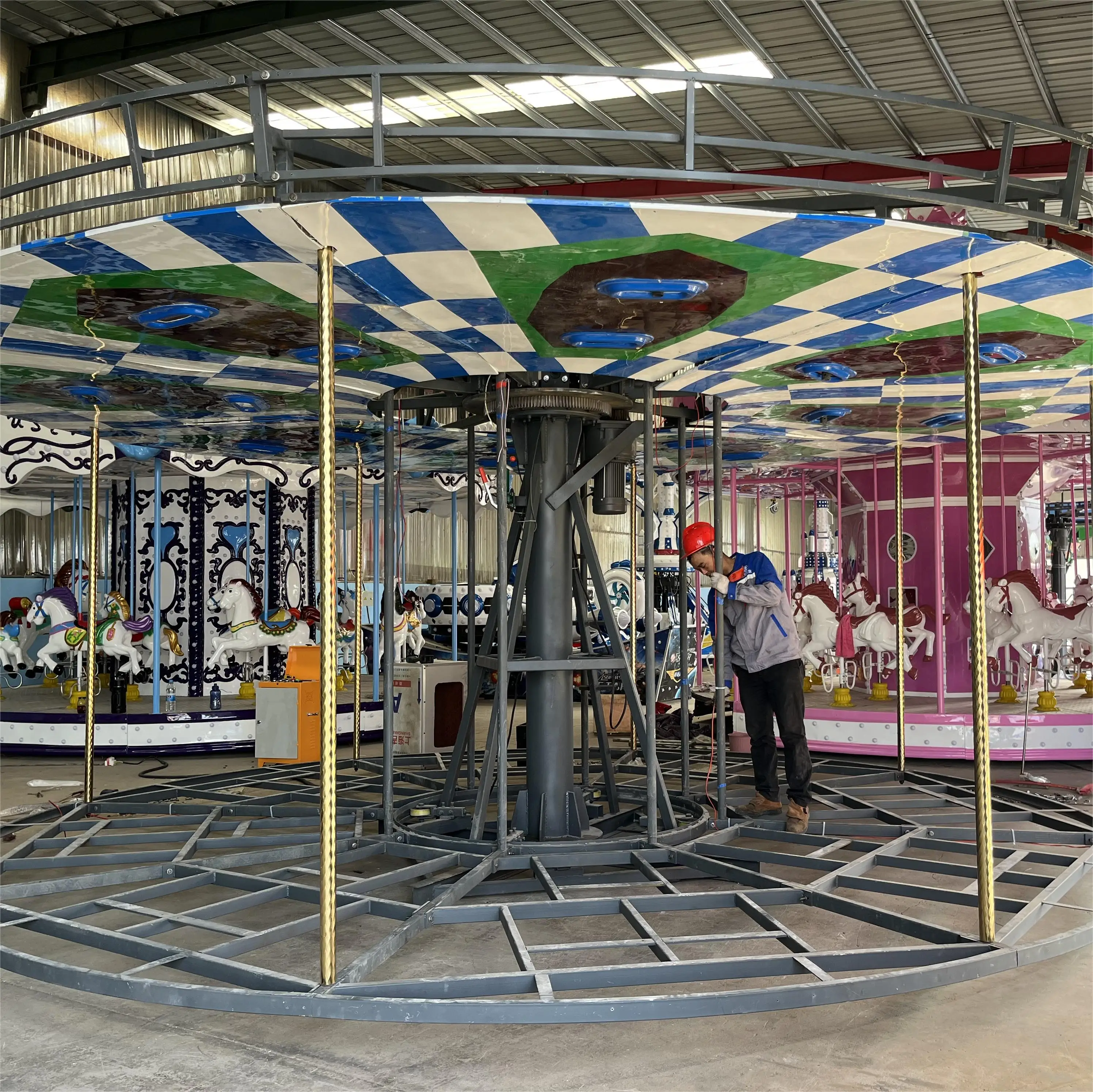 Amusement Park Facilities Carousels Merry Go Round Carnival Rides for ...