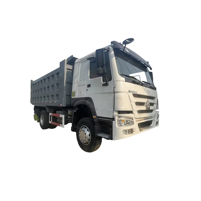 Used Sinotruk Howo 375 horsepower diesel 6X4 heavy duty dump truck is in good condition