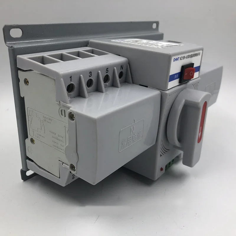 HOT SALE Chint Dual Power Supply Automatic Switch NZ1BR-63/2P/4P 10A Household 220V Switch ATS Circuit Breaker