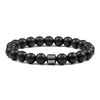 matte black agate