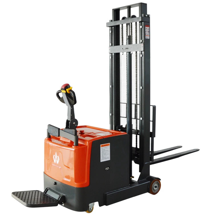 Electric Stacker Reach Truck Mini Forklifts Electric Reach Stacker diding Electric Stand-on Stacker