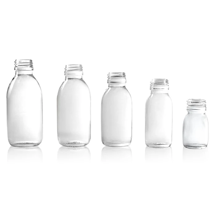 Clearr Glass Bottles for Syrup DIN PP 28mm