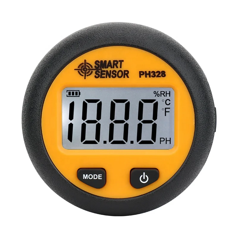 Smart Sensor PH328 Digital Soil PH Meter Plant Flower Agriculture Orchard PH Value Tester with Temperature Moisture Measurement