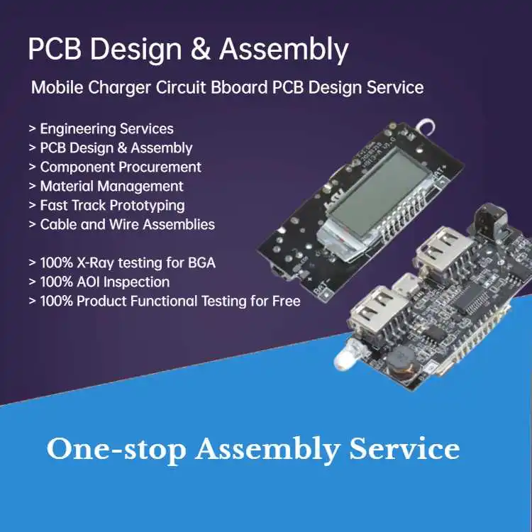 Power Bank Module Typec Power Bank Pcb Board Module Bank With Lcd