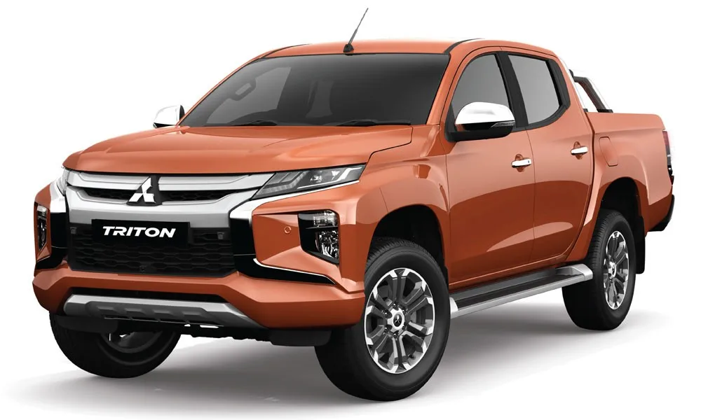 For L200 Triton 2019 2020 2021 Chrome Kits Front Bumper Trim for New Triton Accessories