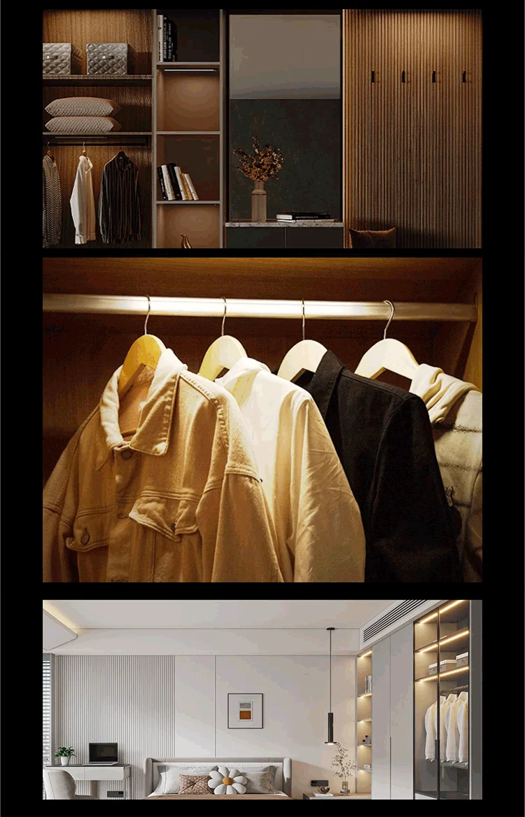 Model 1515 Advanced Light Luxury Custom Rotatable Embedded Inside Led Smart Sensor Wine or Jewelry Display Under Cabinet Light