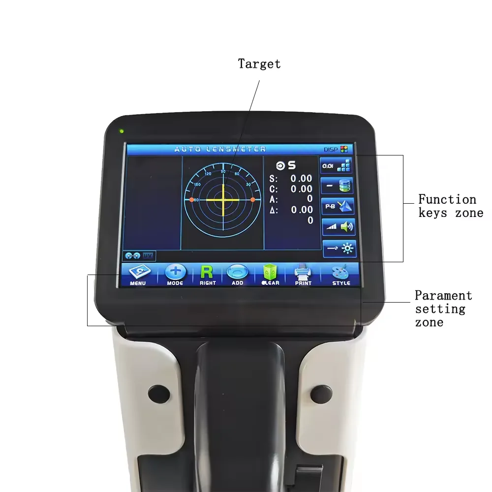 JD-2600B Auto Lensmeter/Digital Lensmeter/Focimeter /Auto Lens Meter with Printer PD&PH UV