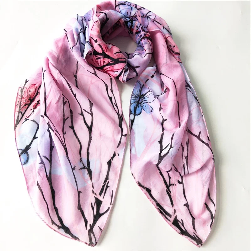 Voile Scarf Muslim Hijab Hot Sale High Quality Digital Printed Tudung Islam Malaysia for Women Hijabs Custom Size Newest Printed