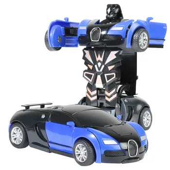 High Quality Wholesale China Toy Manufacturer gesture induction children remote control transform Deformation robot toy car
