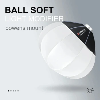 TRIOPO Lantern Softbox Light Modifier 55/65/85cm Quick Release for Sokani X100 COLBOR Godox Aputure Bowens Mount LED Video Light detail image