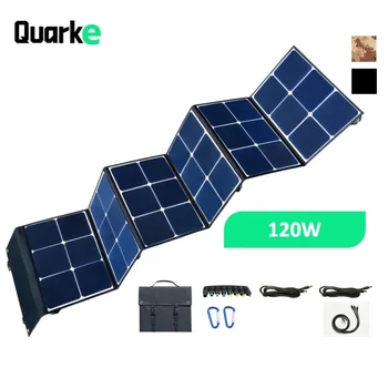 Best Solar Panels in the World 120W Foldable Portable Solar Panels with 22.6% Hight Efficient Solar Conversion