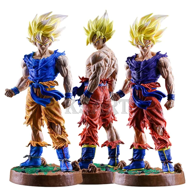 Seven Dragon Ball Super Saiyan Great Saru Frenemy Showdown Resin Dragon Ball Statue Height 46cm  Action Figure Goku Decoration