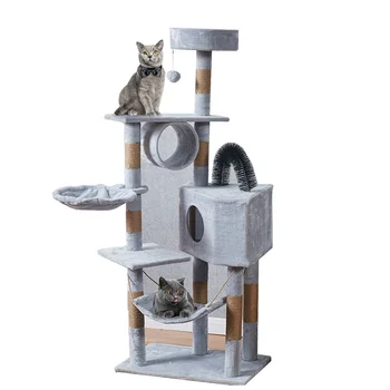 Large Cat Climbing Tree Furniture Scratch Pet Cats House Toy Luxury Pet Kitten Toy Trees Sisal Scratcher