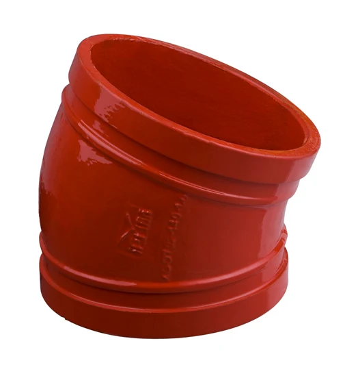 ductile iron grooved pipe fittings clamp connector manufacture