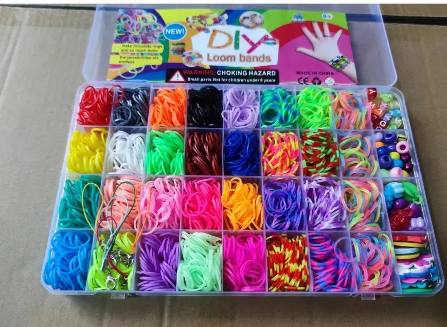 2300pcs Diy Loom Rubber Band Kit For Refill Making Kits Accessories 