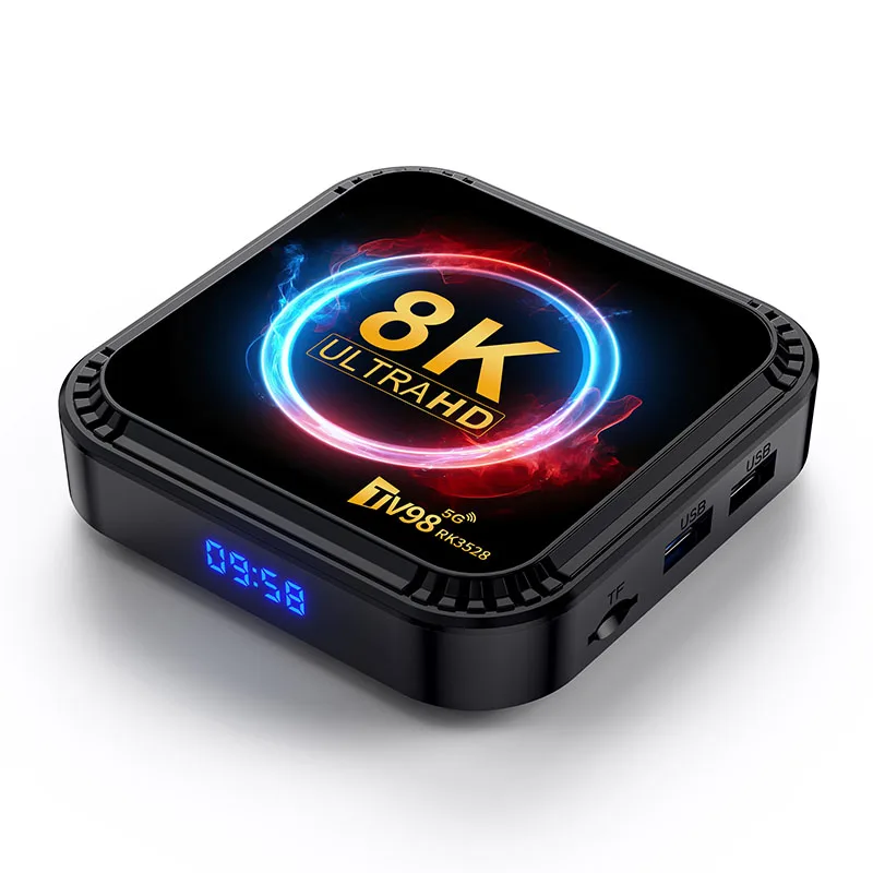スカパー！ 4K・8K対応セットトップボックス TV98 RK3528 - Smart Set-Top Box with 4K, 2GB RAM, 16GB Storage