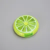green with lemon pattern