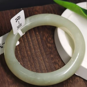 Omen Bangle Natural Jade Emerald Light Green Bangle Free Certificate Transparent Burma Jade Bangle for Women